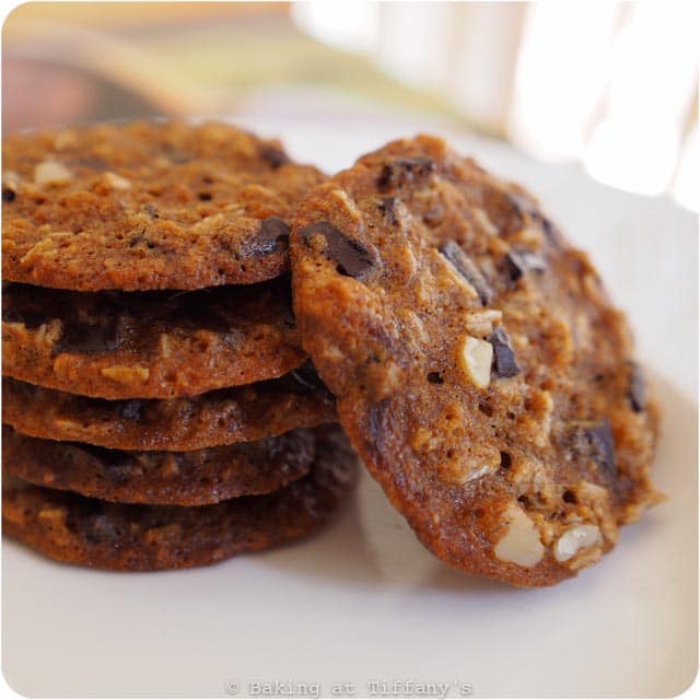 Tartine Chocolate Oatmeal Walnut Cookies