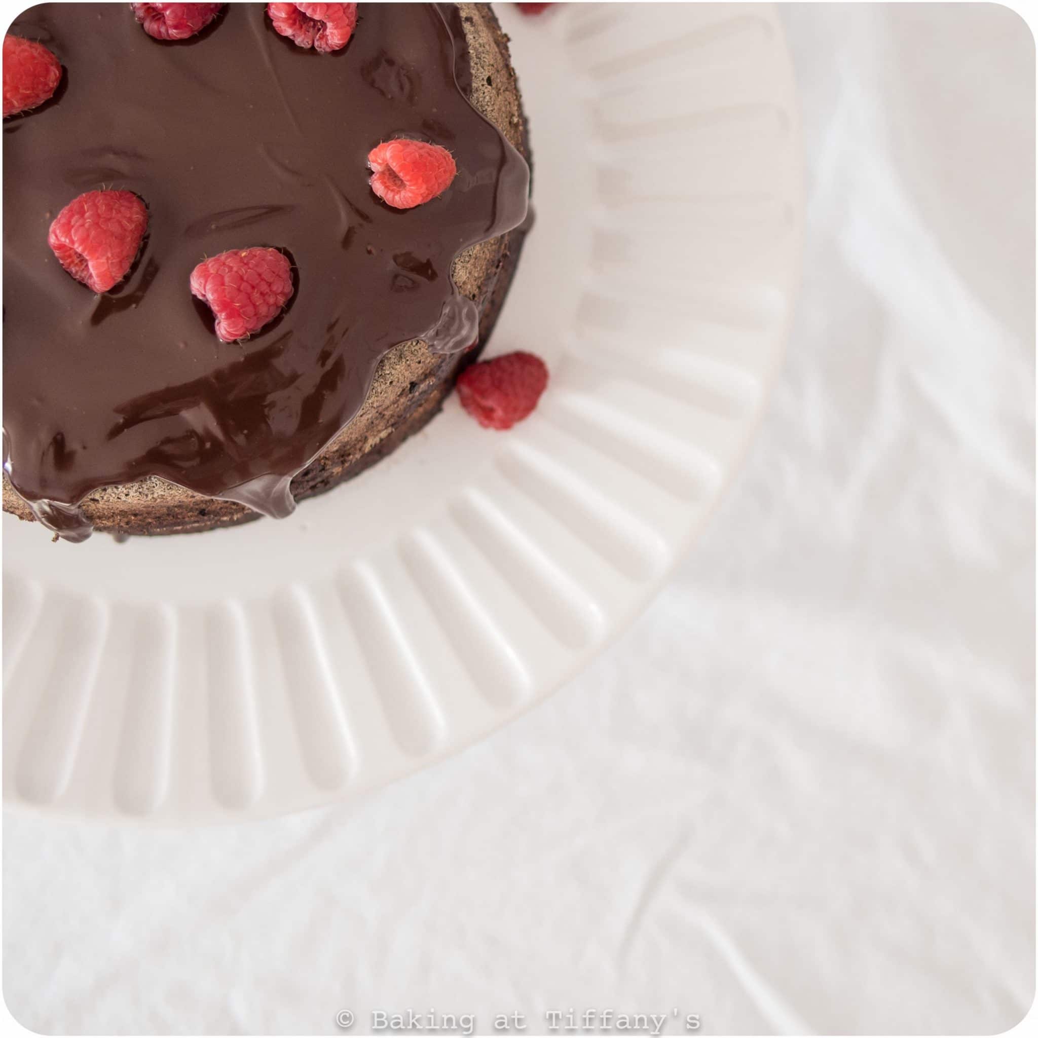 Chocolate Raspberry Buckwheat Chiffon Cake - bakingattiffanys.com