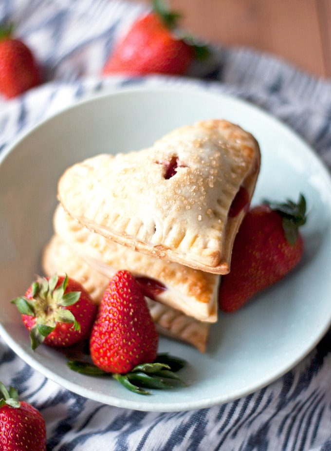 roasted strawberry hand pies | ahappyfooddance.com
