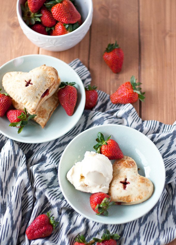roasted strawberry hand pies | ahappyfooddance.com