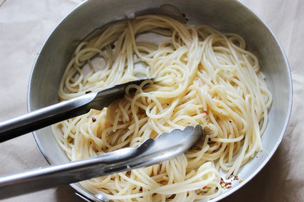 Lazy cheesy spaghetti 4