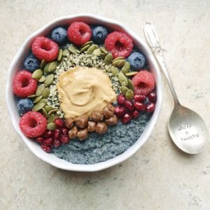 Blueberry Muffin Cauliflax Porridge
