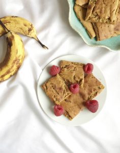 Peanut Butter Banana Protein Flatbreads