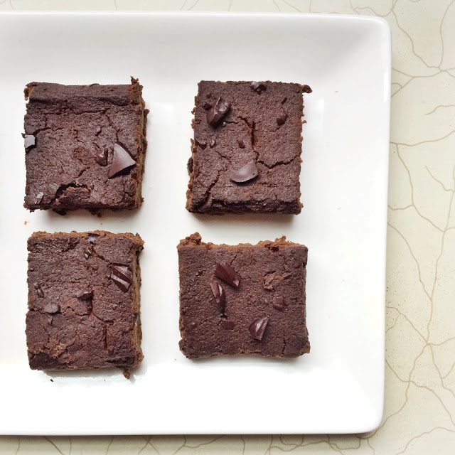 Fudgy Double Chocolate Mocha Protein Brownies [Gluten Free + Vegan]