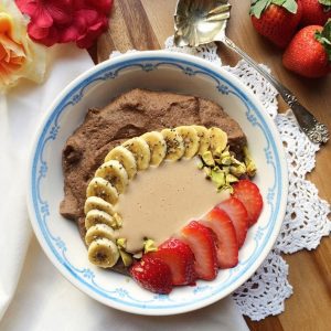 Warming Chocolate Flax Porridge