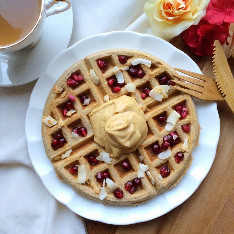 Maca Pumpkin Spice Waffle [Gluten + Grain Free]