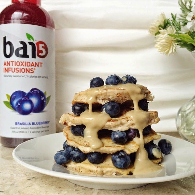 Blueberry Infused Coconut Pancakes [Gluten + Grain Free]