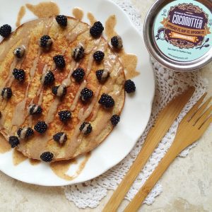 Cinnamon Roll Pancake [Gluten & Grain Free]