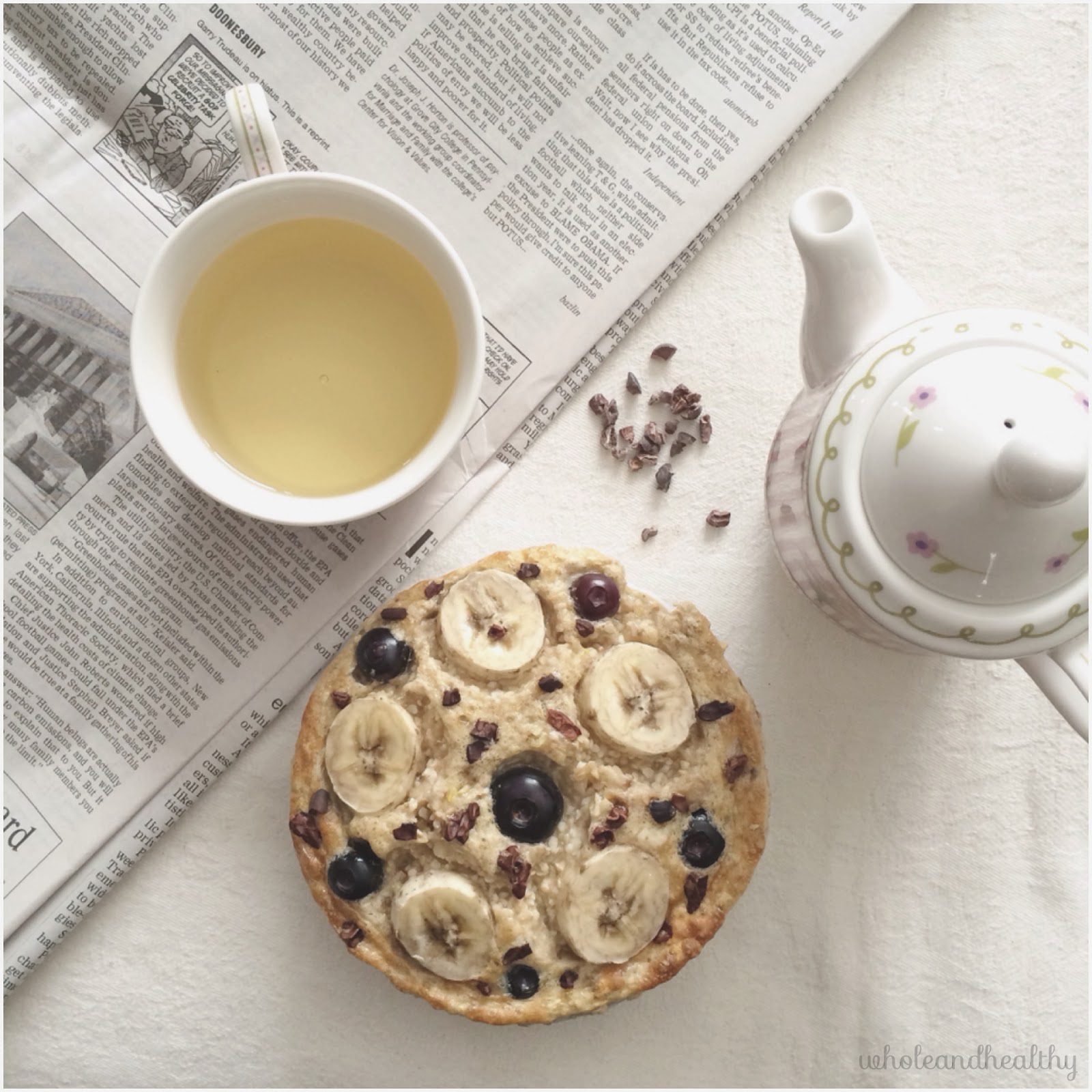 Baked Banana Bread Buckwheat Porridge