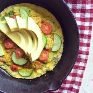 Egg-Crust Skillet "Pizza"