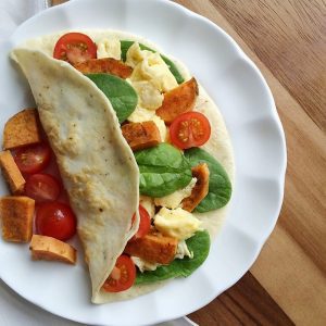 Coconut Flour Tortilla