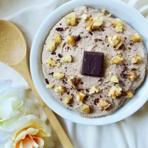 Mocha Nut Fudge Tofu Mousse [Gluten Free + Vegan]