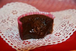 Bleeding-Heart Chocolate Cupcakes