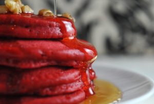 Teen's Red Velvet Pancakes