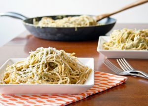 Cauliflower Pesto Pasta