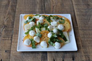 Heirloom Tomato And Peach Caprese Salad