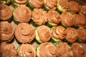 Banana Muffins with a Nutella Cream Cheese Frosting