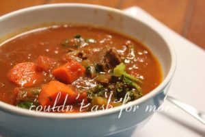 Paleo Vegetable-Beef Stew in Pumpkinseed Sauce