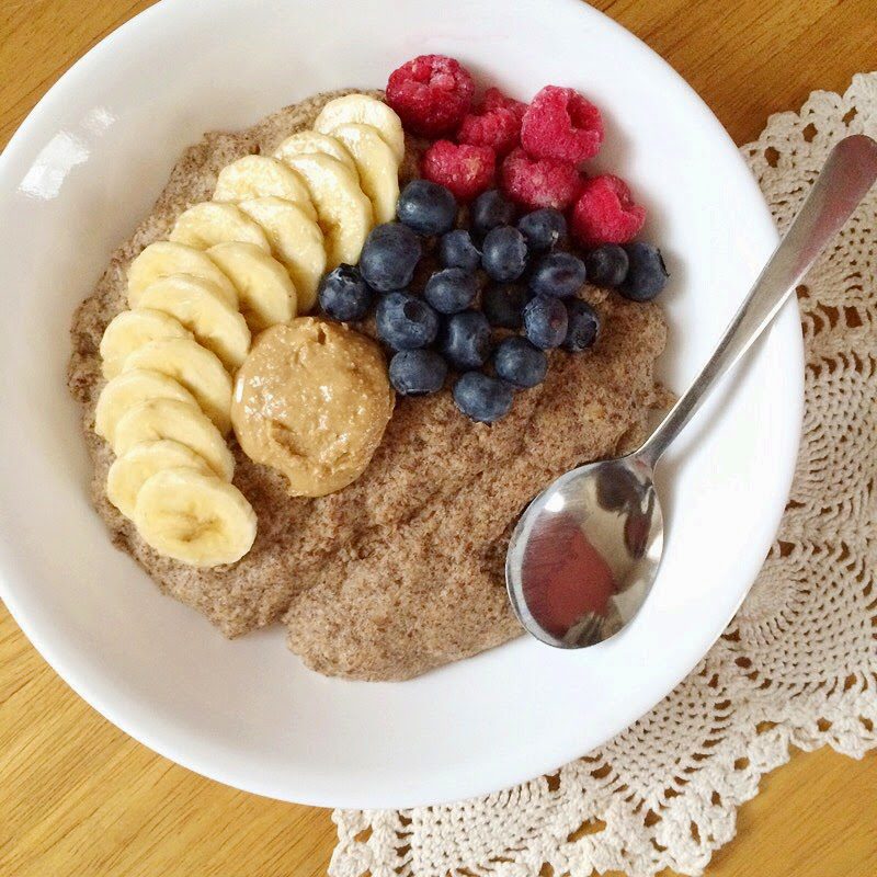 Cinnamon Banana Bread Flax Porridge [Grain Free]