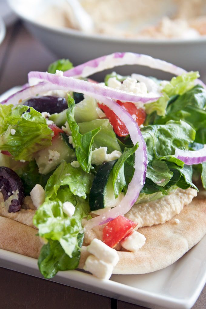 Mediterranean Flatbread Salad Cooking Goals