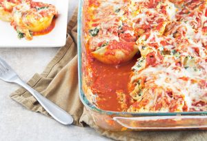 Four Cheese and Spinach Stuffed Shells