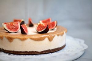Raw Apple Cake with Date Caramel