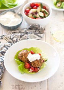 garlic herb turkey meatballs