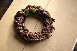 Chocolate Almond Wreath