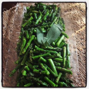 Asparagus With Fried Sage