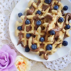 Peanut Butter Waffles [Gluten + Grain Free]