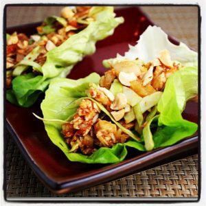 Chinese Chicken Lettuce Wraps