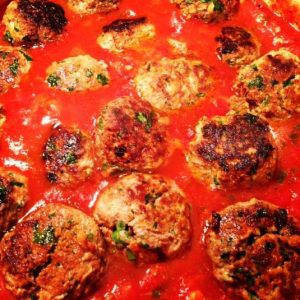 Cuminy Meatballs In Crushed Tomatoes