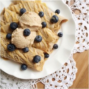 Pumpkin Pie Crepes [Gluten Free + Vegan]