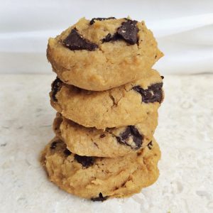 Flourless Peanut Butter Chocolate Chunk Cookies [Gluten Free + Vegan]