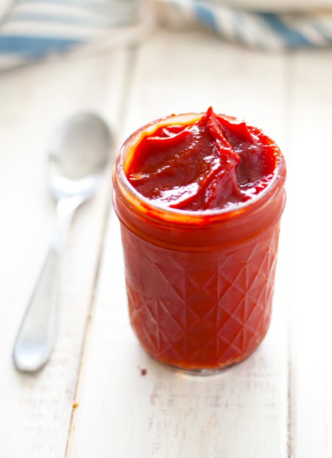 {spicy} homemade ketchup