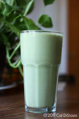 Another Green Glass: Green Tea Bananarama Smoothie
