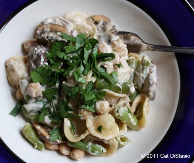 Meatless Monday: Orecchiette With Vegan Cheezy Cream Sauce