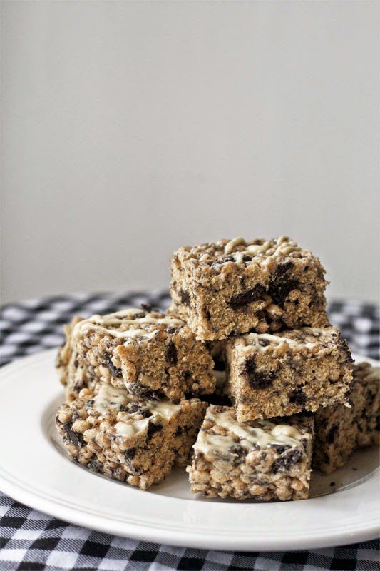 Oreo Rice Krispy Squares