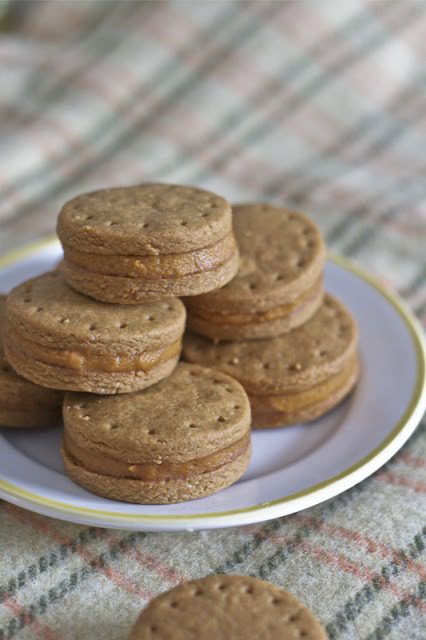 Peanut Pumpkin Cream Biscuits