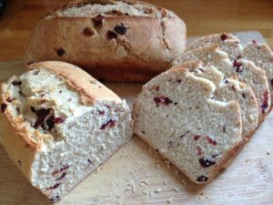 Dried Cranberries Bread & Cinnamon And Sultanas Bread