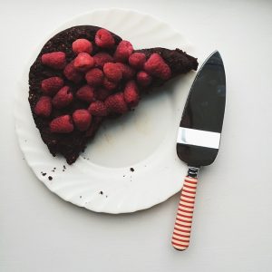 Dark Chocolate Almond Cake
