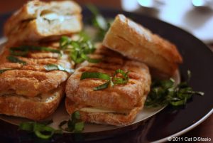 Basil Apple Mustard Panini Sandwiches