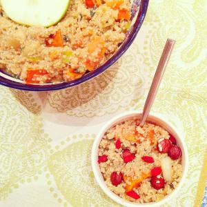 Less Money, More Merry: Quinoa Stuffing With Apple, Cranberries And Hazelnuts