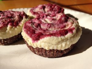 Raw Raspberry Chocolate Cheesecake