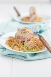 Chicken Cordon Bleu With Quinoa {Kotlet Szwajcarski Z Komosą Ryżową}