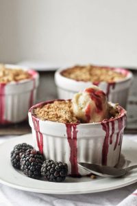 Apple & Blackberry Crumble