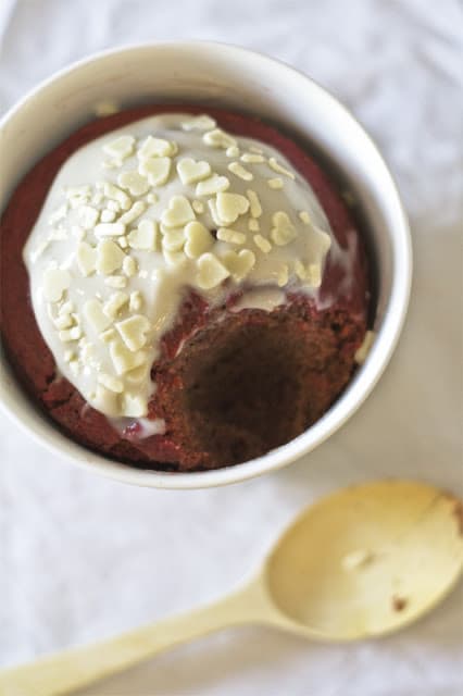 Gluten-Free Red Velvet Mug Cake