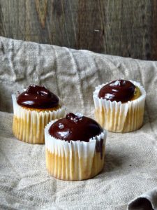 Malt Cupcakes With Cardamom Dark Chocolate Ganache