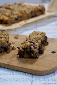 Pear, Chocolate & Walnut Flapjacks