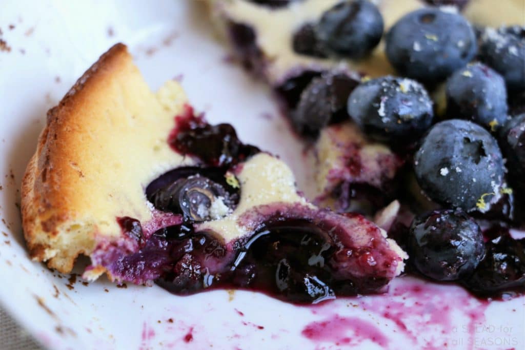 Baby Dutch Babies with Blueberries & Lemon Sugar | A Salad For All Seasons